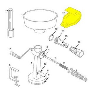 Get parts for Tomato Strainer Splash Guard 07-0838