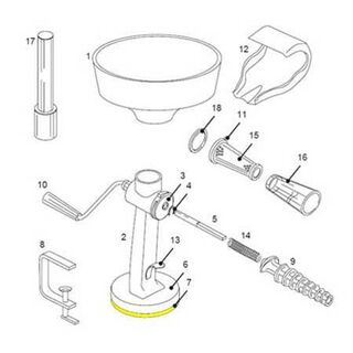 Get parts for Tomato Strainer Suction Cup 07-0841