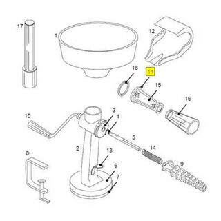 Get parts for Tomato Strainer Screen Screw 07-0843