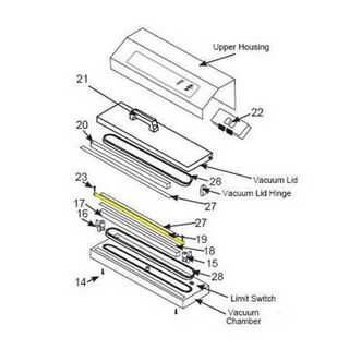 Get parts for Vacuum Sealer Seal Bar Heating Element 08-0427