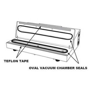 Get parts for Vacuum Sealer Chamber Oval Seal 08-0429