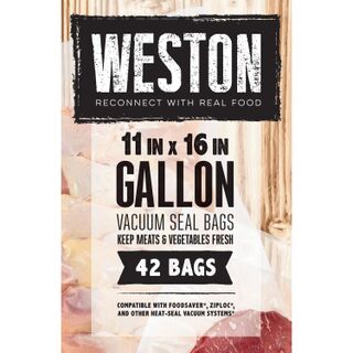 Get parts for Weston® Vacuum Sealer Bags, 11 in x 16 in, 42 Pre-Cut Bags (30-0108-W)