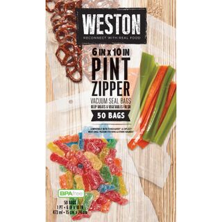 Get parts for Weston® Vacuum Sealer Bags, 6 in x 10 in, 50 Zipper Seal Pre-Cut Bags (30-0206-W)