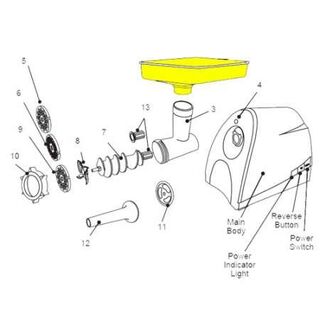 Get parts for Aluminum Tray for Weston 8-HD Grinder (33-0824-A)