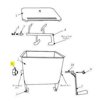 Get parts for Pivot Knob, 20 lb Meat Mixer 36-1907