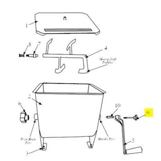 Get parts for Handle Retaining Knob, 20 lb Meat Mixer 36-1910