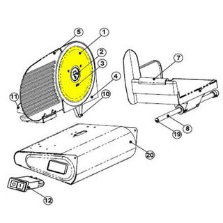 Get parts for 9 in Meat Slicer Stainless Steel Smooth Blade (61-0902)