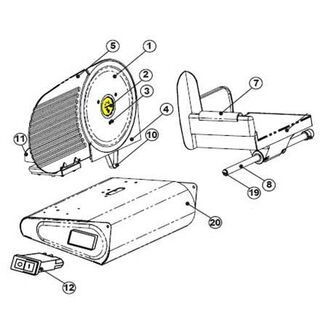 Get parts for 9 in Meat Slicer Blade Locking Screw (61-0903)