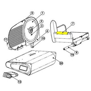 Get parts for 9 in Meat Slicer Food Presser (61-0908)