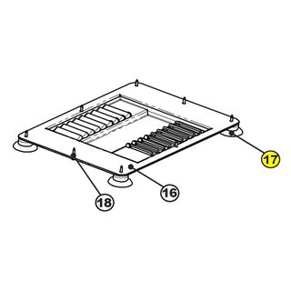 Get parts for 9 in Meat Slicer Suction Cup Feet 61-0918