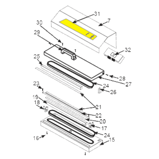 Get parts for Pro Vacuum Sealer Control Panel Sticker 65-0107