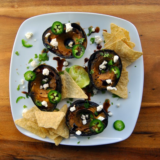 Smoked Avocados (Deconstructed Smoky Guacamole)