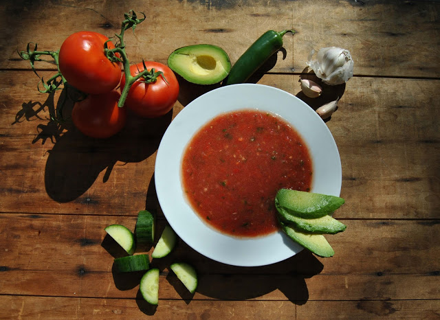 Gazpacho with the Weston Tomato Press