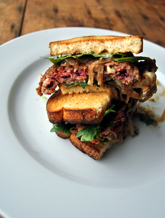 Lamb Burgers with Balsamic Glazed Onions