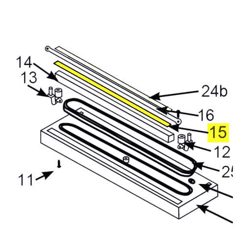 10mm Seal Bar Tape, Pro 3000, 2600, 2300, 2100 Vacuum Sealer (08-0425)