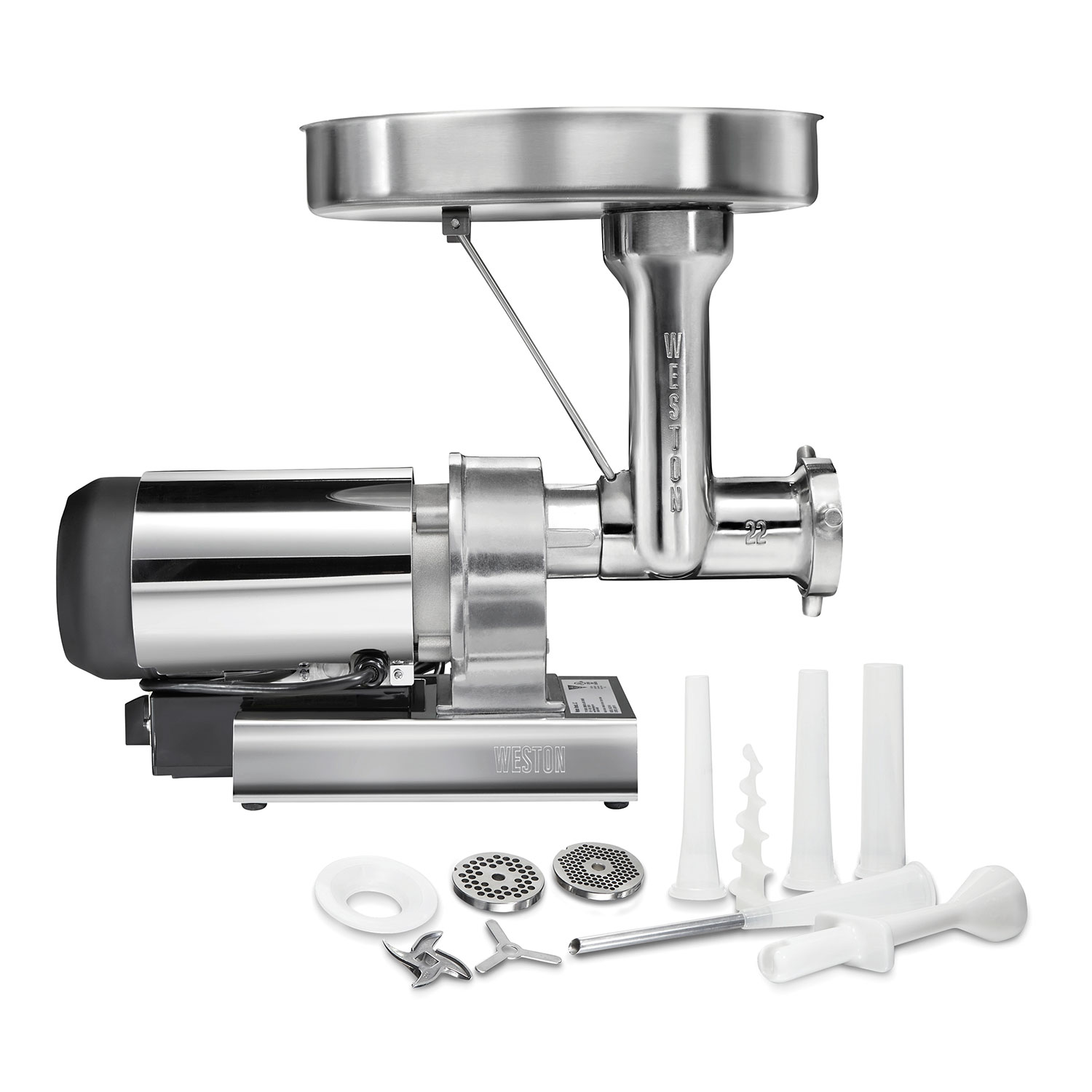 Weston® Butcher Series™ #22 Meat Grinder (09-2201-W)